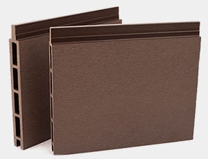 Element zárt kerítésrendszer - Sötétbarna